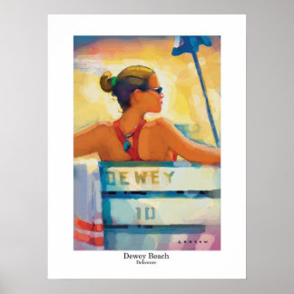 Póster Dewey Beach Delaware