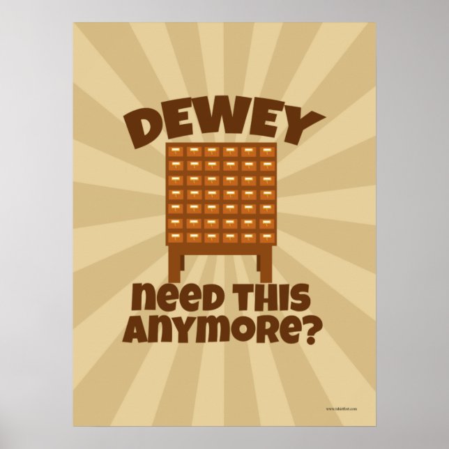 Póster Dewey Precisa Disso? (Frente)