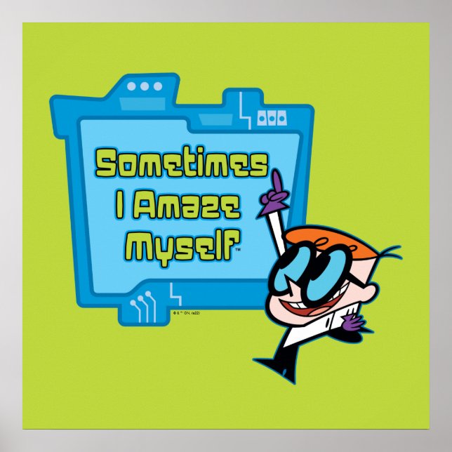 Poster Dexter - Às vezes eu me surpreende (Frente)