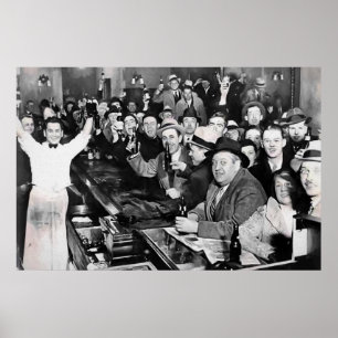 PÓSTER DEZ 5, 1933, A PROIBIÇÃO TERMINA PARCIALMENTE