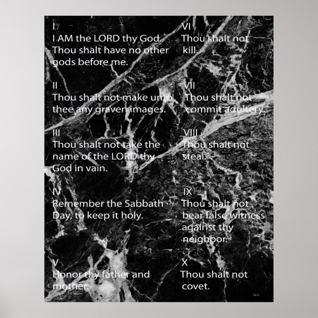 Poster Dez autorizações (Frente)