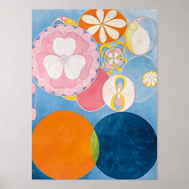Poster Dez maiores, nº 2, infância | Hilma af Klint | (Frente)