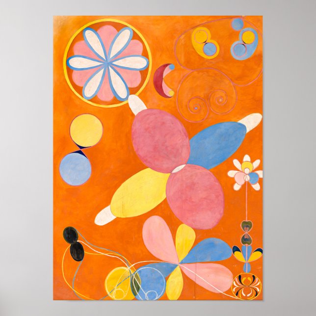 Poster Dez Maiores, Nº 4, Juventude | Hilma af Klint | (Frente)