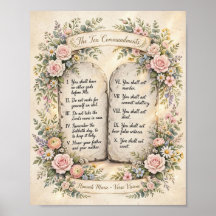Dez Mandamentos Florais