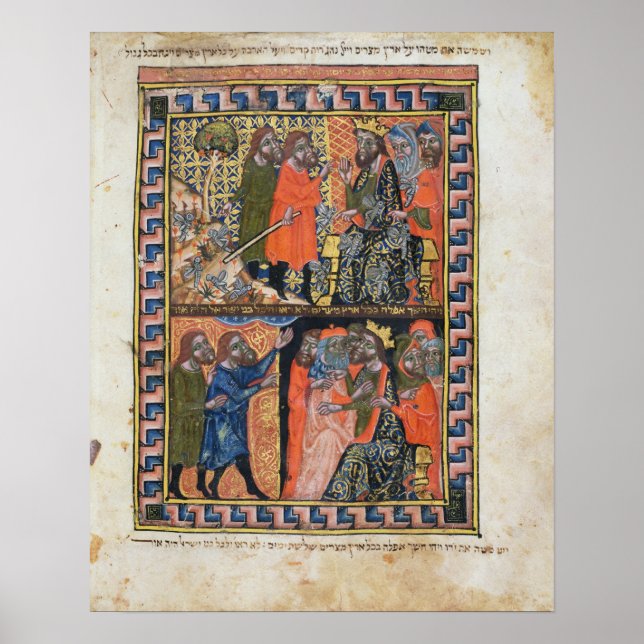 Póster Dez pragas do Egito TtoB; a peste (Frente)