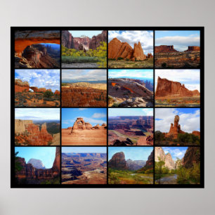 Póster Dezesseis ícones da paisagem de Utá
