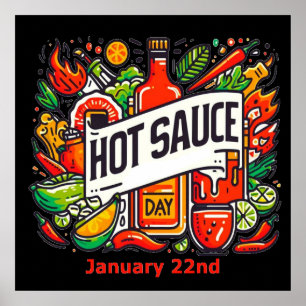 Poster Dia 22 de janeiro - Molho quente