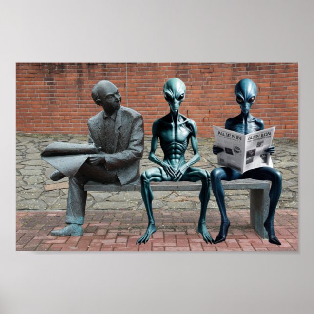 Poster Dia 3 da Visita dos Alienígenas. (Frente)