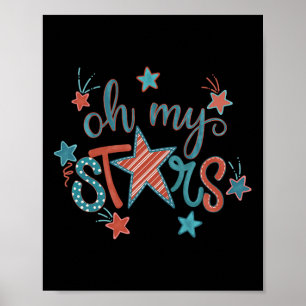Poster Dia 4 de julho da Independência