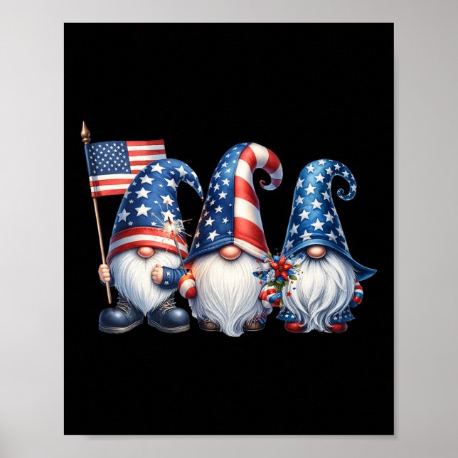 Poster Dia A da Independência Patriota dos Gnomos da Band (Frente)