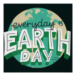 Póster Dia a dia o planeta Planeta Natureza Poster