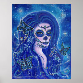 Poster Dia azul da arte morta por Renee Lavoie