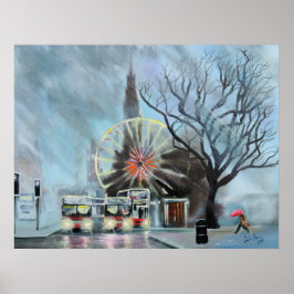 Poster Dia chuvoso em Edimburgo