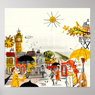 Poster Dia chuvoso em Londres