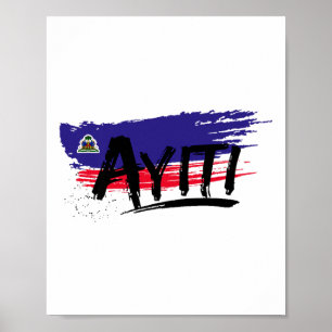 Poster Dia da Bandeira do Haiti: Celebração da Independên