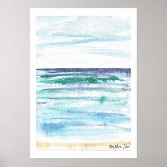 Poster Dia da Chuva no Mar (Frente)