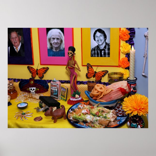 Poster Dia da Exibição da Ofrenda Morta (Frente)