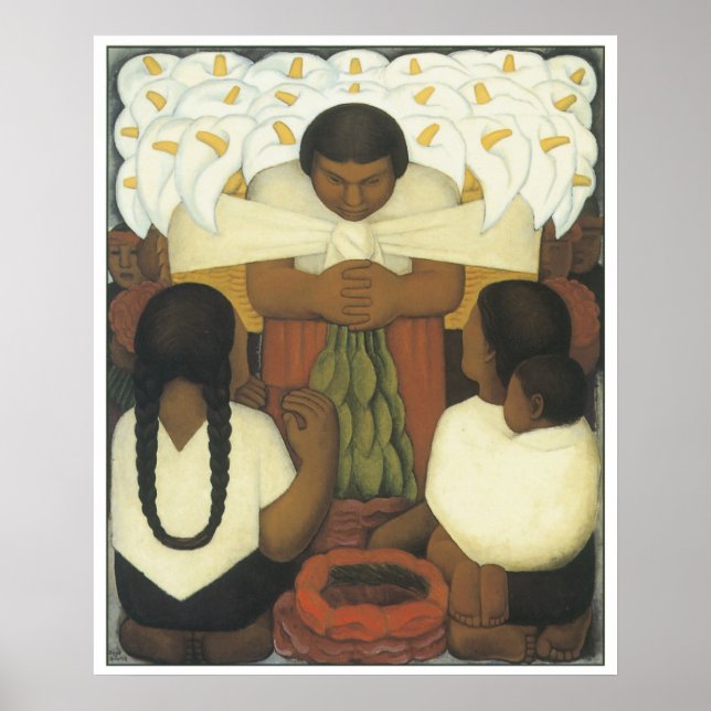 Poster Dia da Flor, Diego Rivera (Frente)