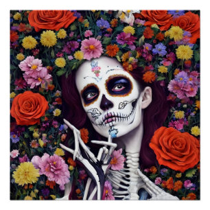 Póster Dia da IA morta gerou arte
