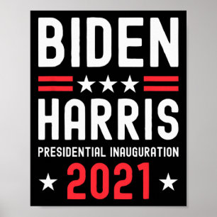 Poster Dia da Inauguração de Harris 2021 Merchan comemora