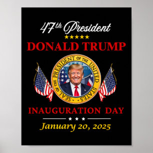Poster Dia da Inauguração do Presidente Donald J. Trump 2