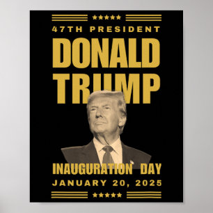 Poster Dia da Inauguração do Presidente Donald J. Trump 2