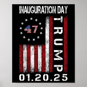 Poster Dia da Inauguração do Presidente Donald Trump 2025