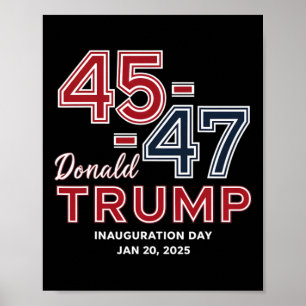 Poster Dia da Inauguração do Presidente Donald Trump 2025