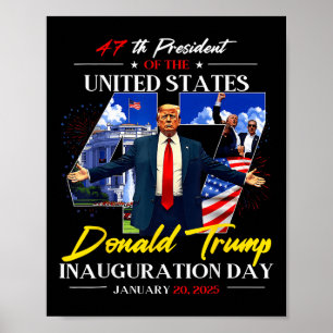 Poster Dia da Inauguração do Presidente Donald Trump 2025