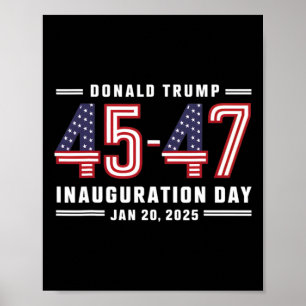Poster Dia da Inauguração do Presidente Donald Trump 2025