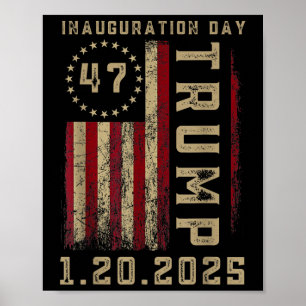 Poster Dia da Inauguração do Presidente Donald Trump 2025