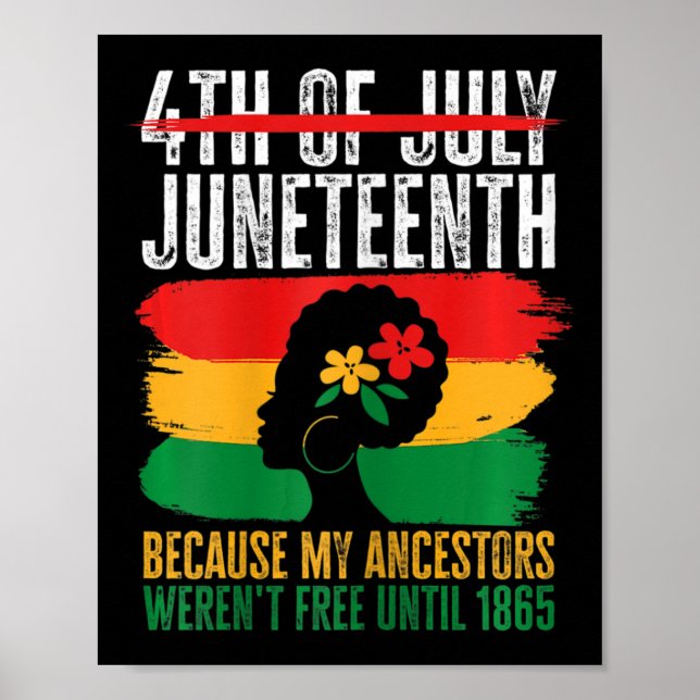 Poster Dia da Independência da América Africana (Frente)