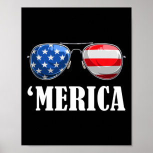 Poster Dia da Independência da América do 4 de julho Patr