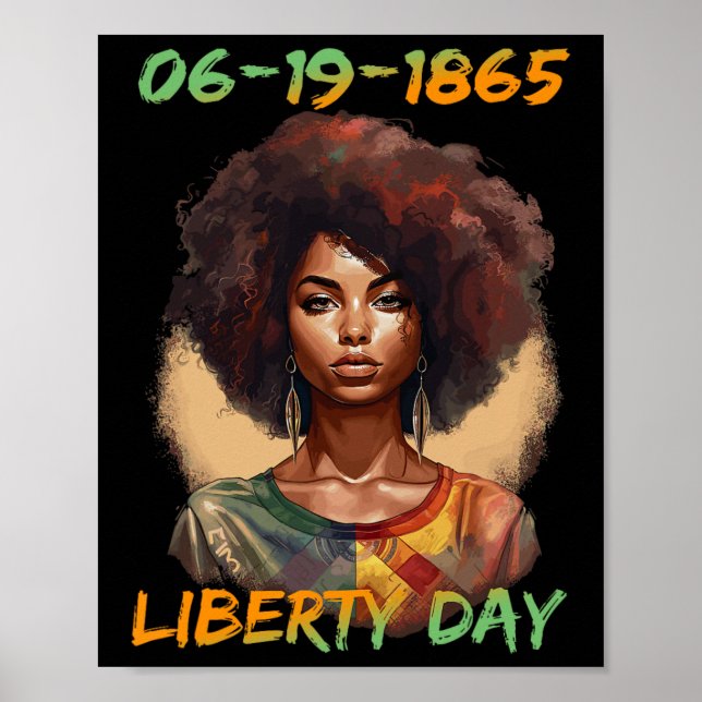 Poster - Dia da Independência da Mulher Afro-Americana (Frente)