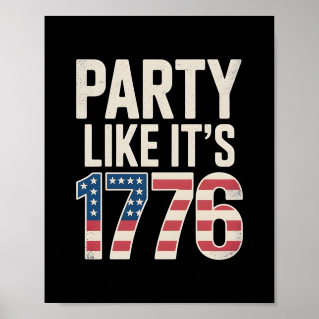 Poster Dia da Independência Patriótica, Partido Como Ele  (Frente)