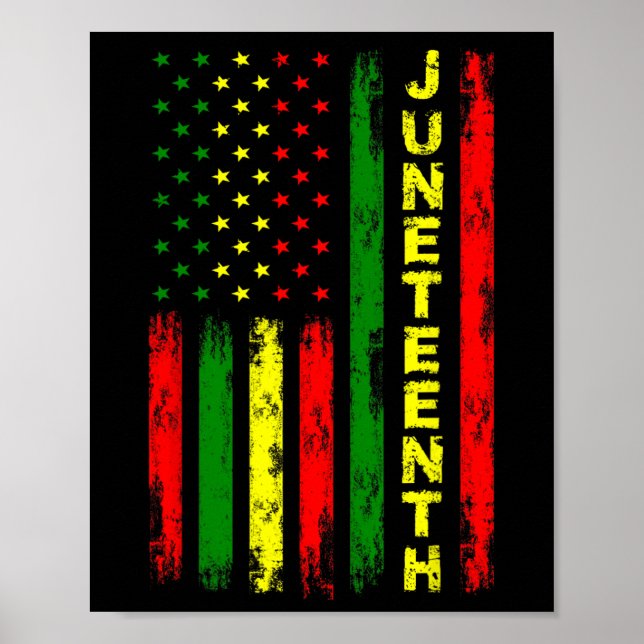 Poster Dia da Liberdade Negra, 19 de junho (Frente)