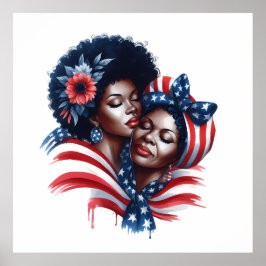 Poster Dia da Mãe Patriótico