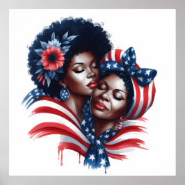 Poster Dia da Mãe Patriótico