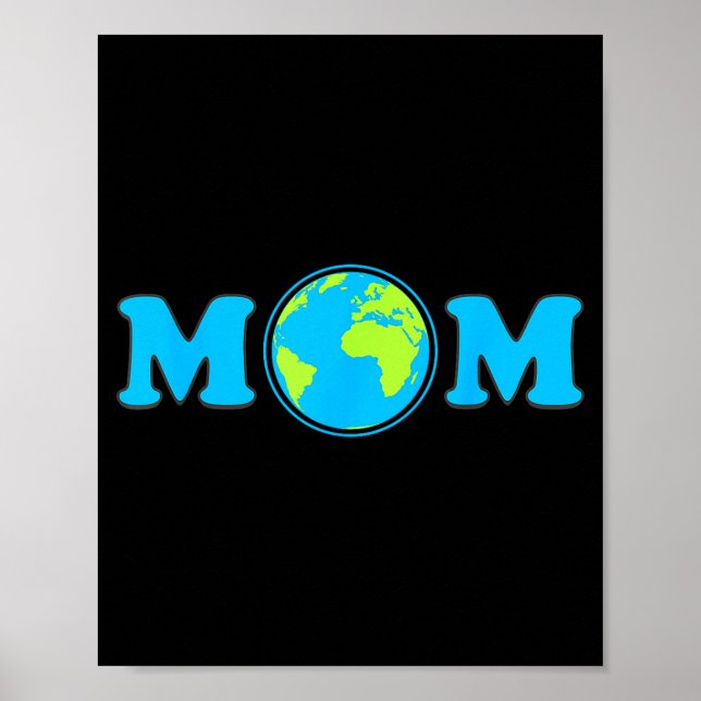 Poster Dia da mãe terra 22 de abril salvar o planeta clim (Frente)