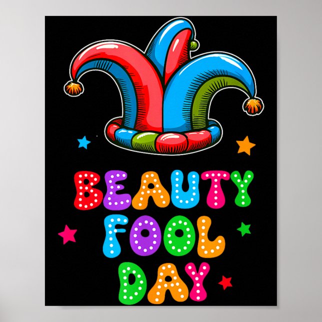 Poster Dia da Mentira Beleza Dia da Bobagem 1º de Abril B (Frente)
