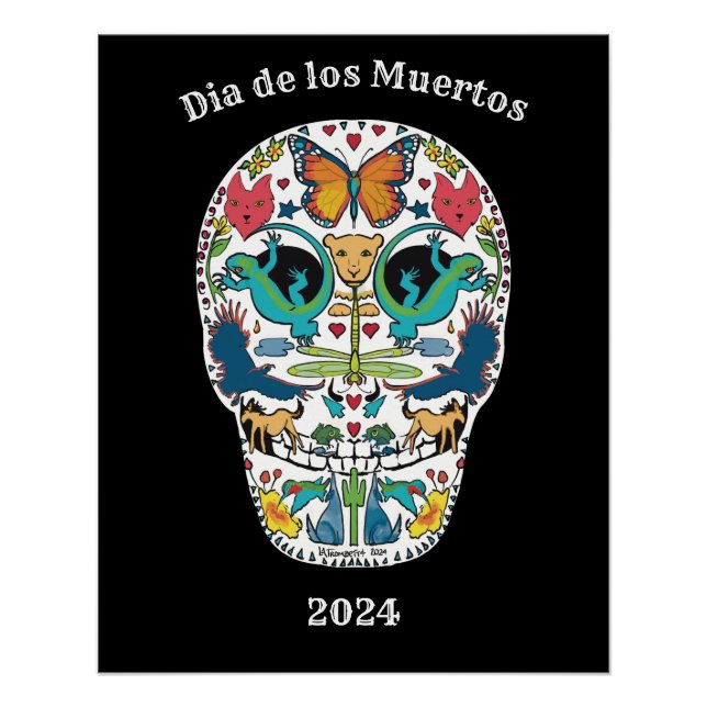 Póster Dia da Morte do Espírito de Açúcar Poster (Frente)