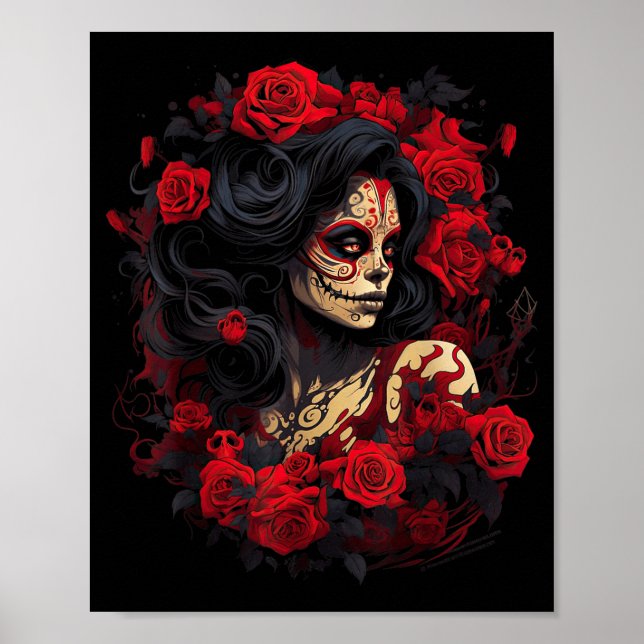 Poster Dia da Mulher Doce Fofa da Agência Governamental (Frente)