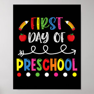 Poster Dia Da Pré-Escola De Volta À Escola Professor Alun