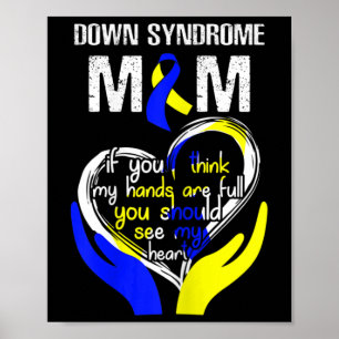 Poster Dia da Síndrome de Down Mamãe Figurume World Down