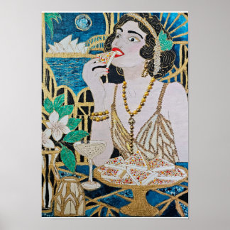 Poster Dia da Taça no Porto – Arte Original em Mídia Mist