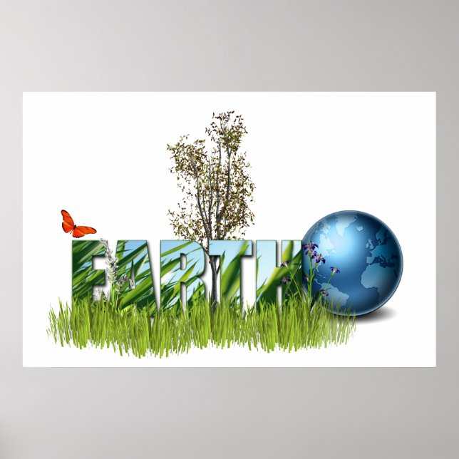 Póster Dia da Terra (Frente)