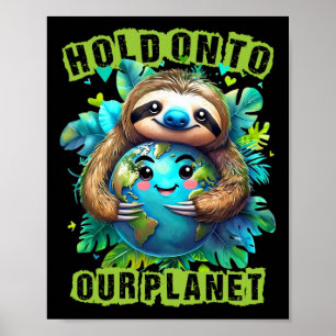 Poster Dia Da Terra 2025 Segurem-Se Para O Nosso Planeta 