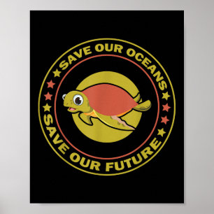 Poster Dia da Terra Direitos dos Animais Tartaruga Proteç
