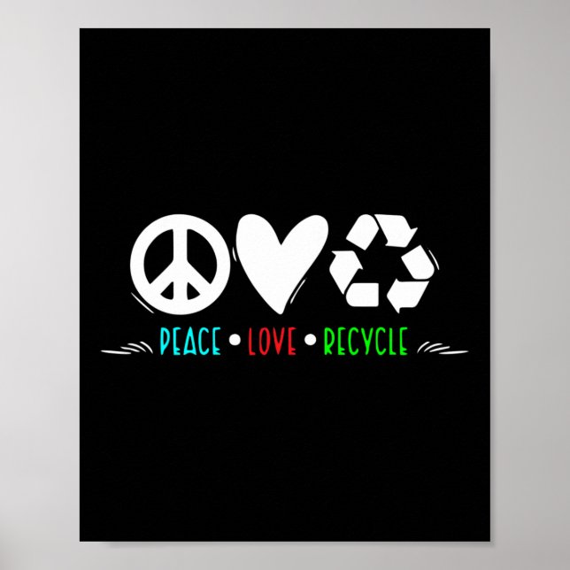 Poster Dia da Terra do reciclar - Reciclagem (Frente)