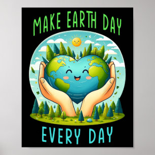 Poster Dia da Terra Faz da Terra o Dia da Terra Cura Todo